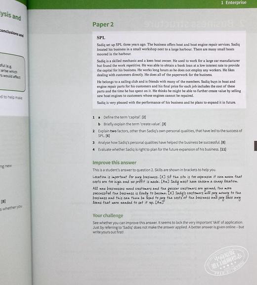 【中商原版】剑桥大学出版Cambridge International AS & A Level Business Workbook商务练习册 商品图6