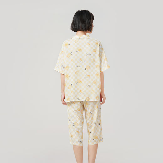 都市丽人梭织RC50/50薄短袖家居服睡衣LH32C6 商品图2