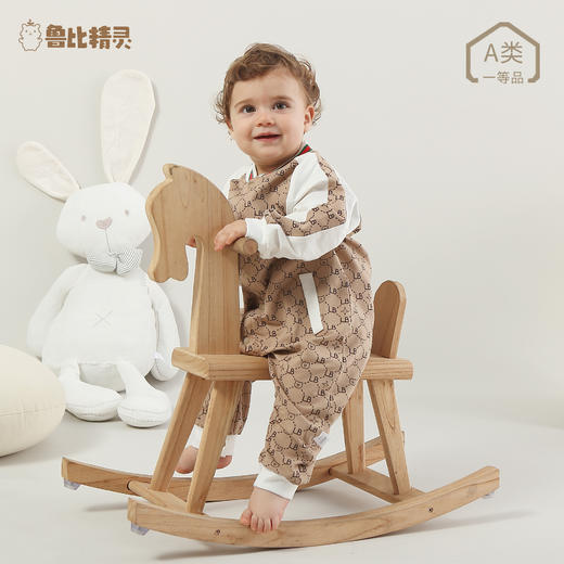 【宝宝棒球领连体衣】婴儿春秋款连体衣宝宝衣服长袖棒球领外出服抱衣新生儿哈衣外套 商品图2