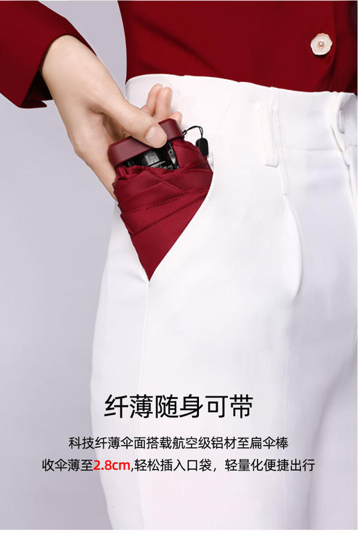 日本进口mamoru/葵（六折）便携防晒伞EVA 商品图2