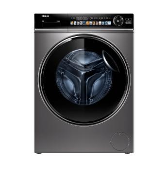 海尔	 洗烘一体 滚筒    XQG100-HBD14336LU1  10kg  玉墨银   变频 商品图0