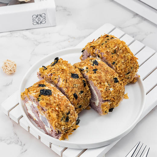 烤爱·主推款·蛋糕卷瑞士卷系列·低糖咸香芋泥肉松卷·芋泥肉松·下午茶 全国配送（偏远地区除外） 商品图1