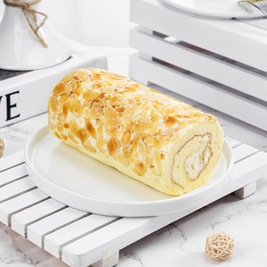 烤爱·主推款·蛋糕卷瑞士卷系列·低糖咸香杏仁卷·杏仁·下午茶 全国配送（偏远地区除外） 商品图3