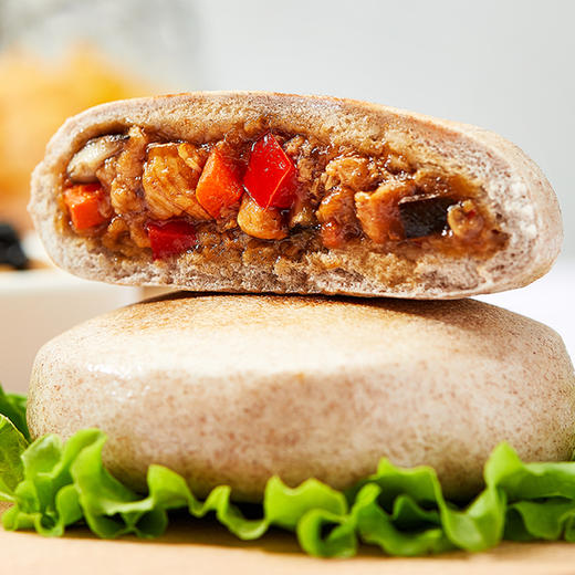 低脂黑麦鸡肉饼4袋320g 商品图1