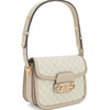 GUCCI 古驰   女包 1955马衔扣手袋单肩斜挎提挎马鞍包 米白色602204 UULBG 商品缩略图1