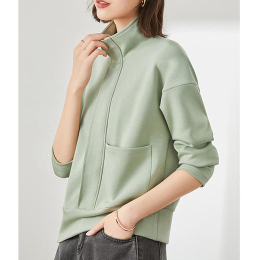 裁缝学苑AG144 新款落肩袖卫衣纸样女装样板上衣服装打版版型图纸 商品图4