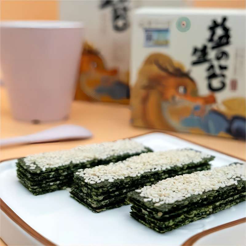 有机益生元芝麻夹心海苔 支持自提