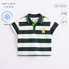 【科技凉感】马克珍妮夏装新款 男童条纹短袖POLO衫230697 商品缩略图0