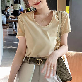 裁缝学苑AG165 2021新款短袖T恤纸样女装夏天圆领上衣打版裁剪图