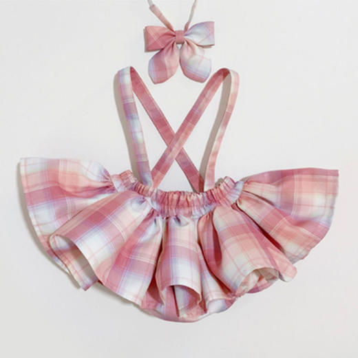 【女童jk制服套装】夏新款夏季女宝宝学院风两件套儿童夏装半身裙 商品图4