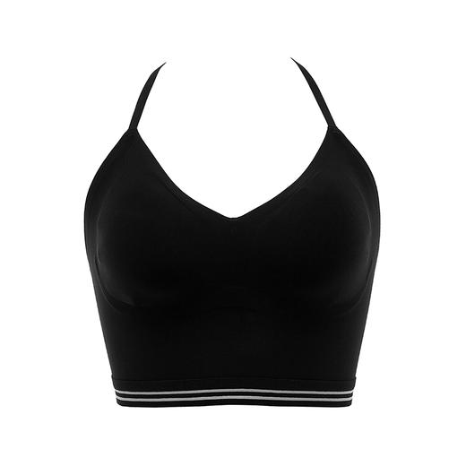 都市丽人Vbra内衣无尺码薄背心式泳布文胸二排无钢圈LB36K7 商品图3