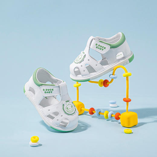 B.Duck小黄鸭童鞋夏季儿童凉鞋18-22 BY2489801 商品图3