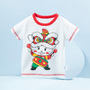 贝贝怡童装夏季醒狮中国风儿童短袖T恤纯棉小兔子女童上衣舞狮宝宝半袖 商品缩略图3