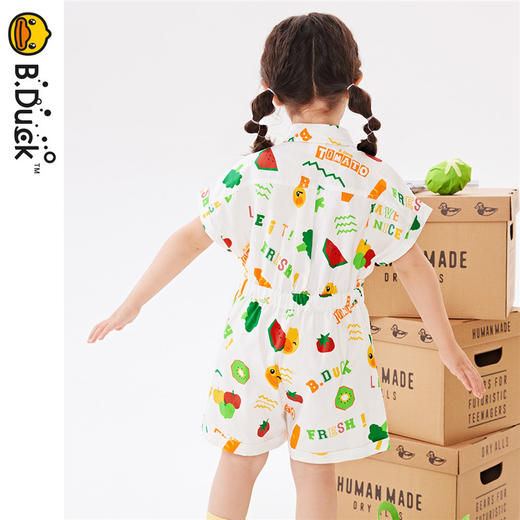 B.Duck小黄鸭童装夏季连体短裤105-150 BF2483001 商品图4