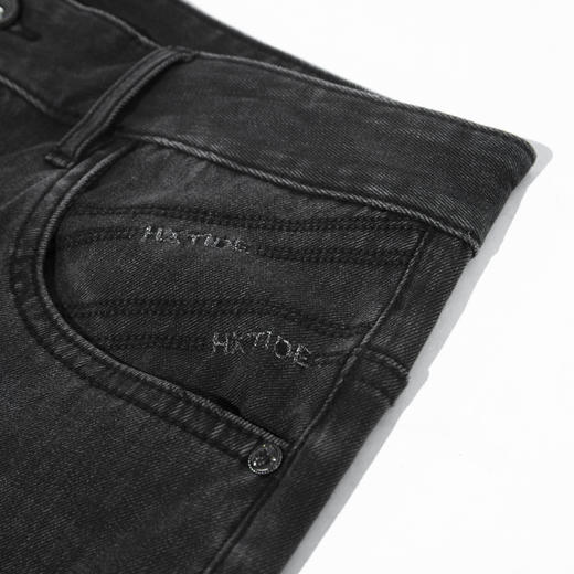 【断码清仓】HX 夏季水洗牛仔长裤合体版型Y201320012101 商品图6