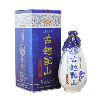 古越龙山青花醉 库藏八年 半干型 绍兴黄酒 500ml 单瓶装 木盒同款 商品图1