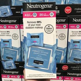 Neutrogena露得清卸妆湿巾 抽取清洁卸妆巾120片！美国采购，无中文标签，介意慎拍 W