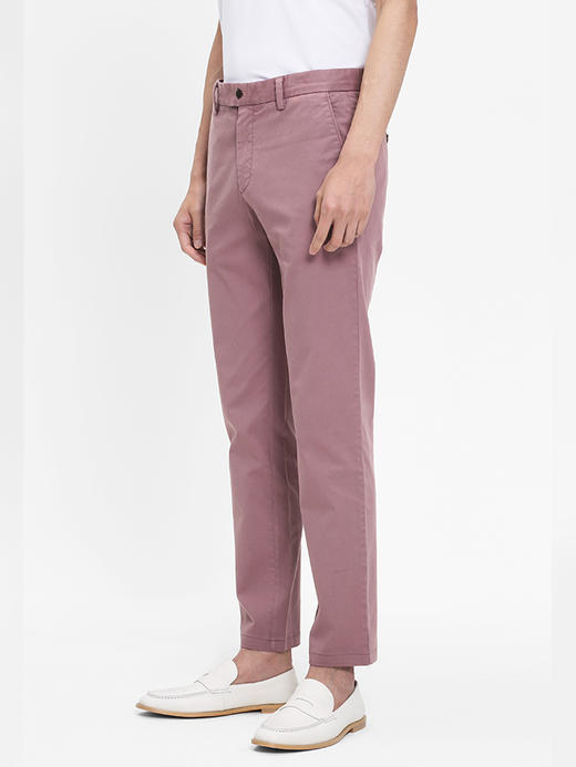 callisto紫红弹力长绒棉休闲裤  SRCPW101C PU 商品图1