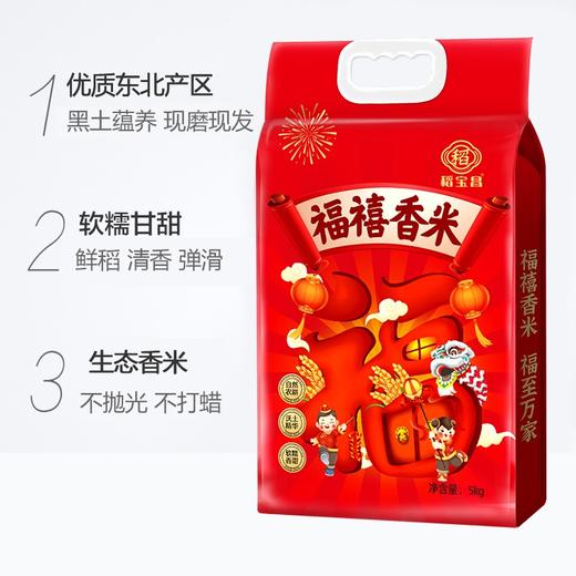 稻宝昌现磨福禧香米10斤东北大米真空装 商品图3