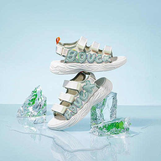 B.Duck小黄鸭童鞋夏季儿童凉鞋31-37 B2485066 商品图2