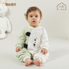 【可爱熊猫连体衣】新生儿衣服初生婴儿A类连体衣春秋宝宝双层护肚蝴蝶哈衣和尚服 商品缩略图0