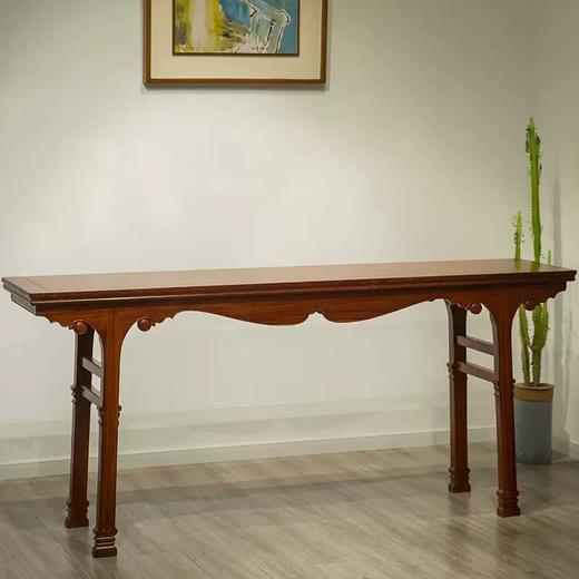 红木插肩榫壸门牙板长条案 商品图1