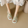 夏季新款，清新百搭里外全皮厚底凉鞋FDME-FD8187 商品缩略图5