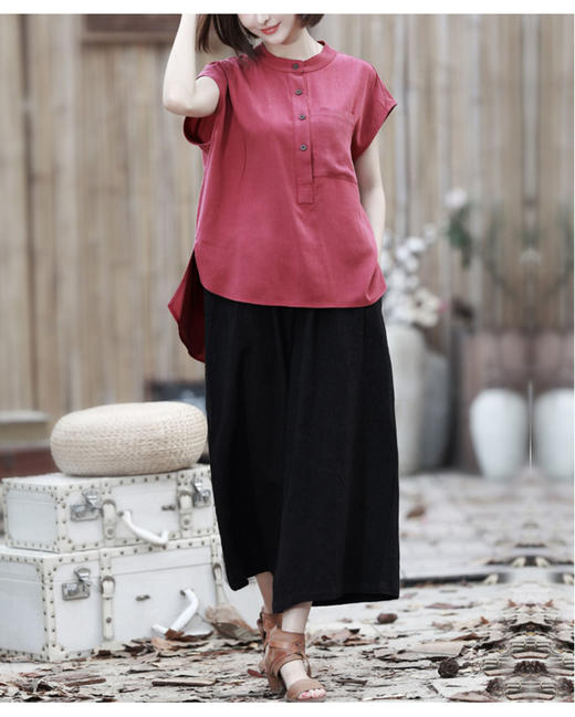 裁缝学苑AG146阔腿裤纸样女裤子衬衣版型衬衫女装裙裤打版裁剪图 商品图8