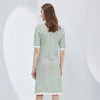 NF656斯尔丽瑟俪2023春夏新品日常休闲圆领短袖收腰针织连衣裙 商品缩略图1
