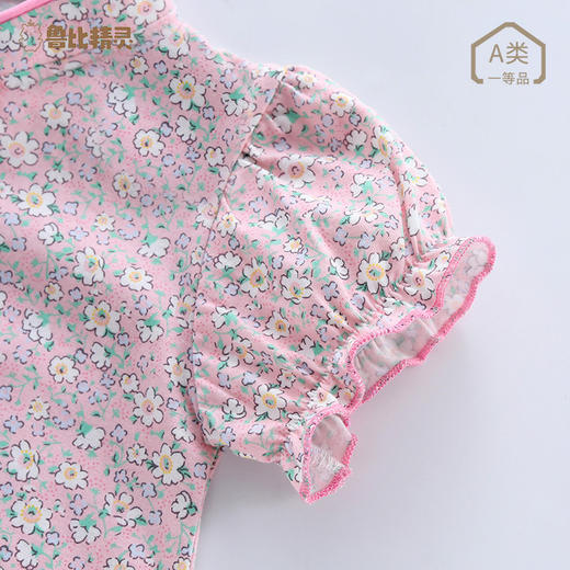 【旗袍包屁衣】婴儿连体衣夏装2023新生儿短袖爬爬服宝宝三角包屁哈衣旗袍国风潮 商品图1