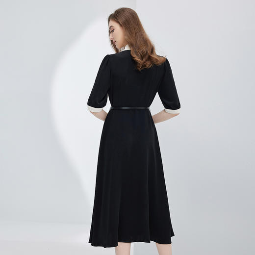 NF888斯尔丽瑟俪2023春夏新款高级办公白领中长款气质连衣裙 商品图1