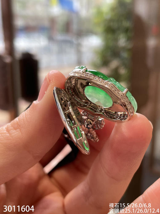 老坑高冰艳绿唐马吊坠【3011604】具体价格微信咨询 商品图8