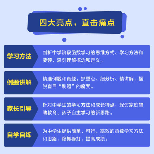 不焦虑的函数：从中考到高考 数学学习书 数学教育书籍 学习方法 中考数学 函数 高考数学专题突破 中学数学教辅书 商品图3