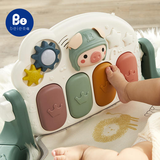 【限量秒杀】贝易宇航员健身架+猪猪开饭健身架 （婴儿玩具0一1岁哄娃神器 3个月宝宝脚踏钢琴新生儿礼物） 商品图7