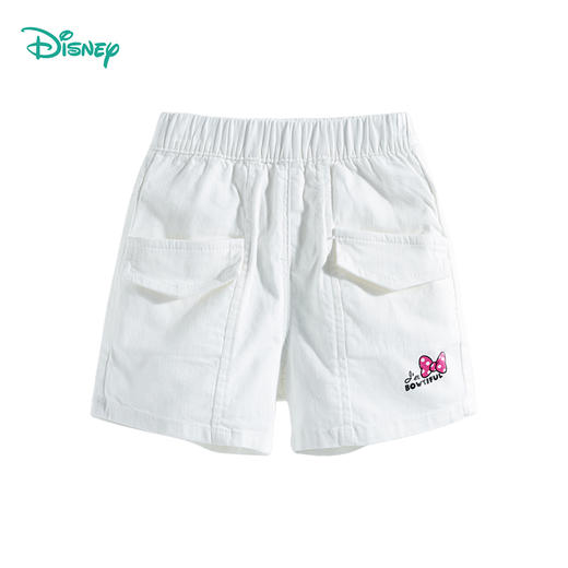 【商场同款】迪士尼（Disney）童装儿童裤子米妮清凉一夏女宝短裤轻薄凉爽年夏新品 商品图0