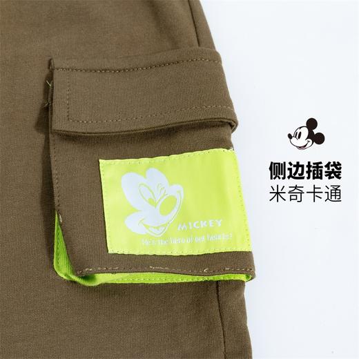 【商场同款】迪士尼童装 针织立体口袋五分裤男童夏季新款潮酷休闲裤米奇印花 商品图6