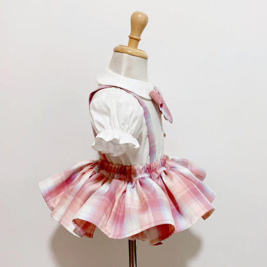 【女童jk制服套装】夏新款夏季女宝宝学院风两件套儿童夏装半身裙 商品图1