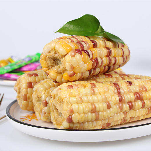  稻宝昌 东北鲜制花糯玉米棒非转基因真空包邮 10穗2200g 商品图4