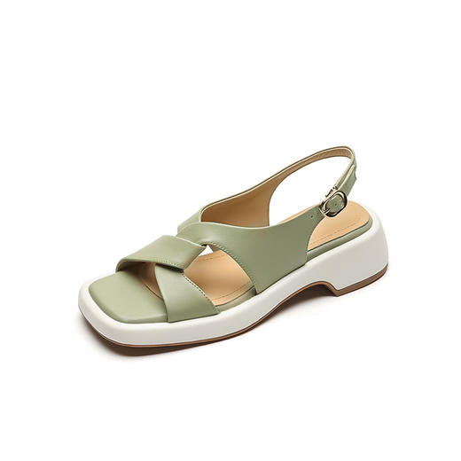 夏季新款，清新百搭里外全皮厚底凉鞋FDME-FD8187 商品图14