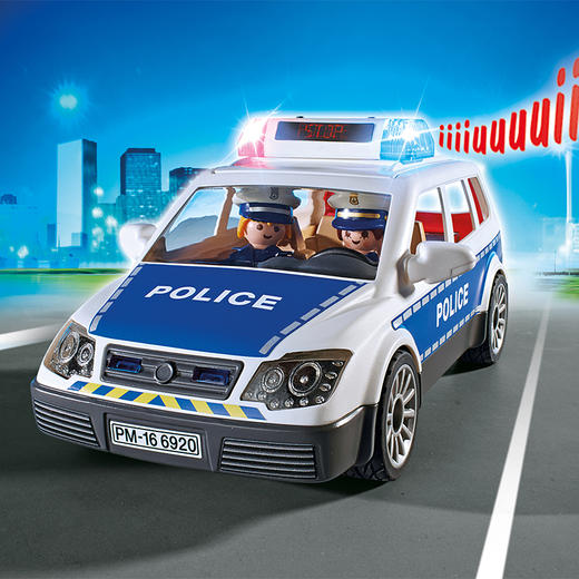 摩比积木6920带声光的警车 商品图3