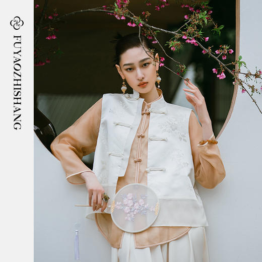 扶摇系列 立领盘扣轻薄衬衫23FYB112 商品图2