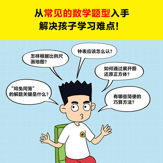 【6-12岁】《小学数学早开窍，就看漫画哈哈笑》（全10册） 商品图4