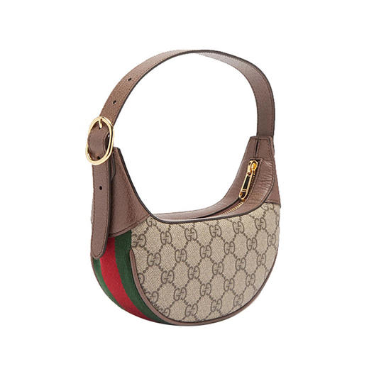 GUCCI 古驰 Ophidia系列帆布配皮手提单肩包腋下包古驰女包 65855196IWG 商品图1