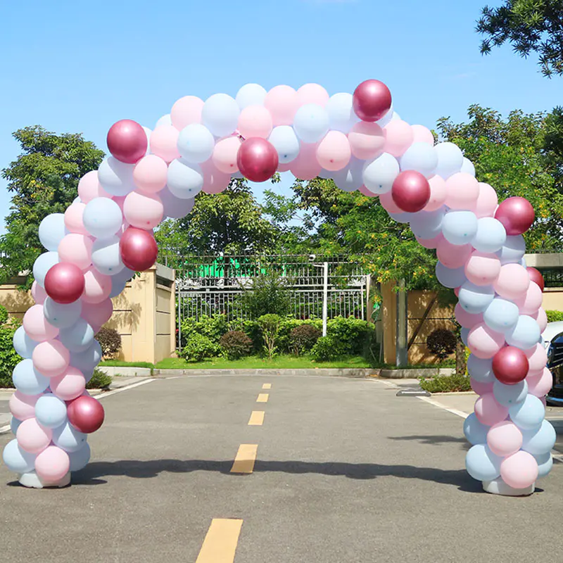 气球拱门新店开业开张结婚婚礼高端定制彩虹门气球装饰上门布置