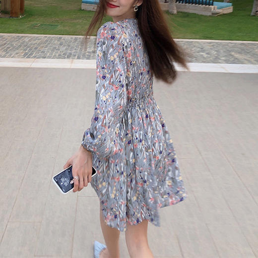 裁缝学苑AG154 V领连衣裙纸样裙子版型2021新款女装样板服装打版 商品图2