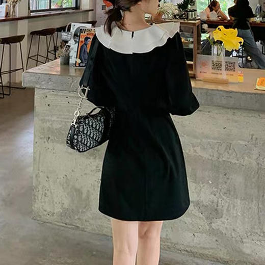 裁缝学苑AG158 法式娃娃领减龄显瘦连衣裙纸样夏裙子版型女装样板 商品图2