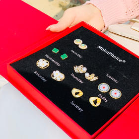 【百图lulu好物】【兔年限定耳钉】MointPhoice兔年礼盒 本命小兔兔 璀璨天鹅 莫比乌斯