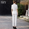 IWY/白色短袖西装套装女夏职业装女美容院医美工服CPS1778 商品缩略图4