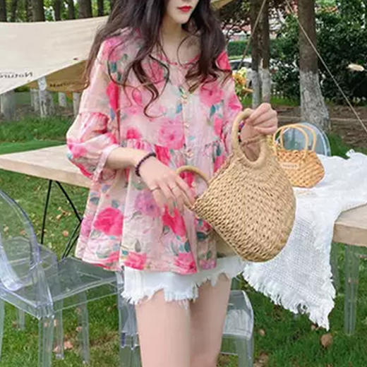 裁缝学苑 AG183女装娃娃衫纸样夏天服装短袖衬衫打版样板衣服版型 商品图3