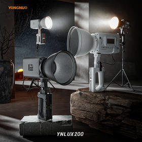 永诺 YNLUX200 白色/黑色 恒功率200W 轻便手持摄影摄像灯